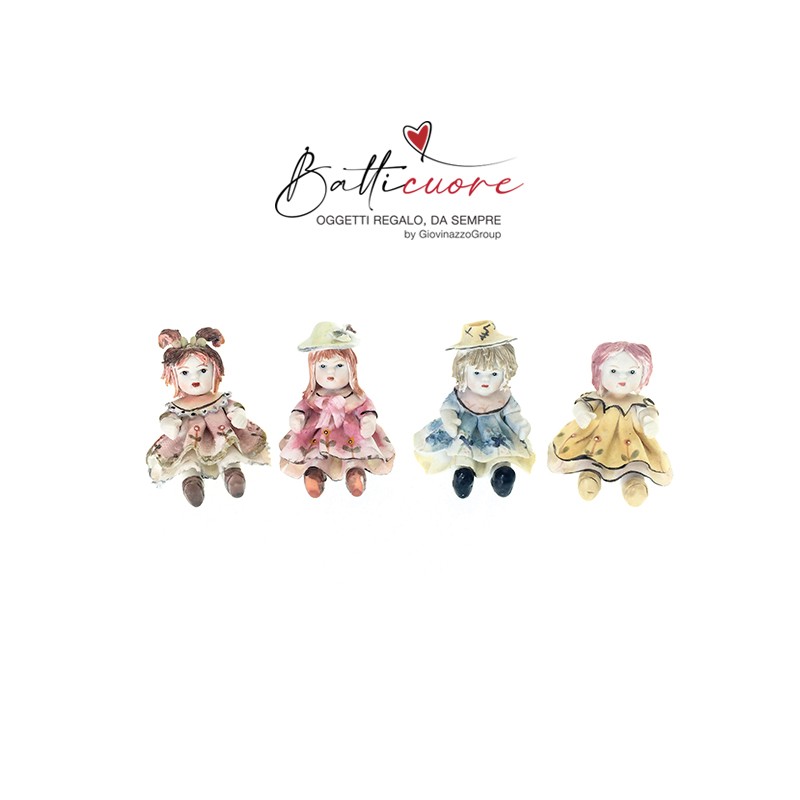 Bimbe in capodimonte,4 assortite CM 6 CFN 12 - CTN 240