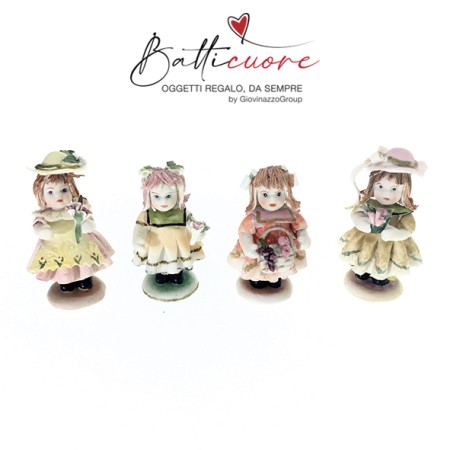 Bimbe in capodimonte,4 assortite CM 6,5 CFN 12 - CTN 240