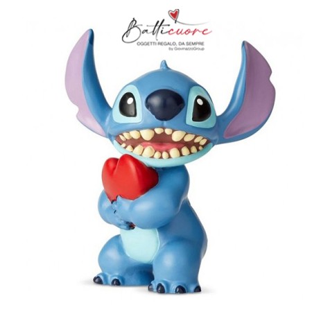 Stitch con cuore Cm 7,5x9,5