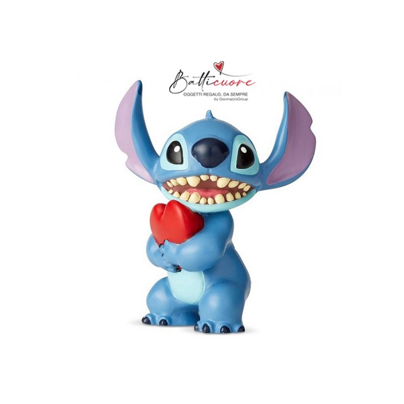 Stitch con cuore Cm 7,5x9,5